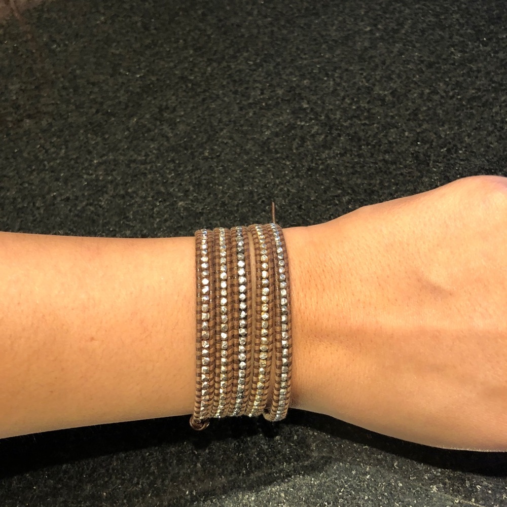 Chan Luu Ombré Metallic Wrap Bracelet